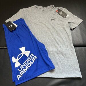 NWT Under Armour Athletic Set Boys Youth Size Large